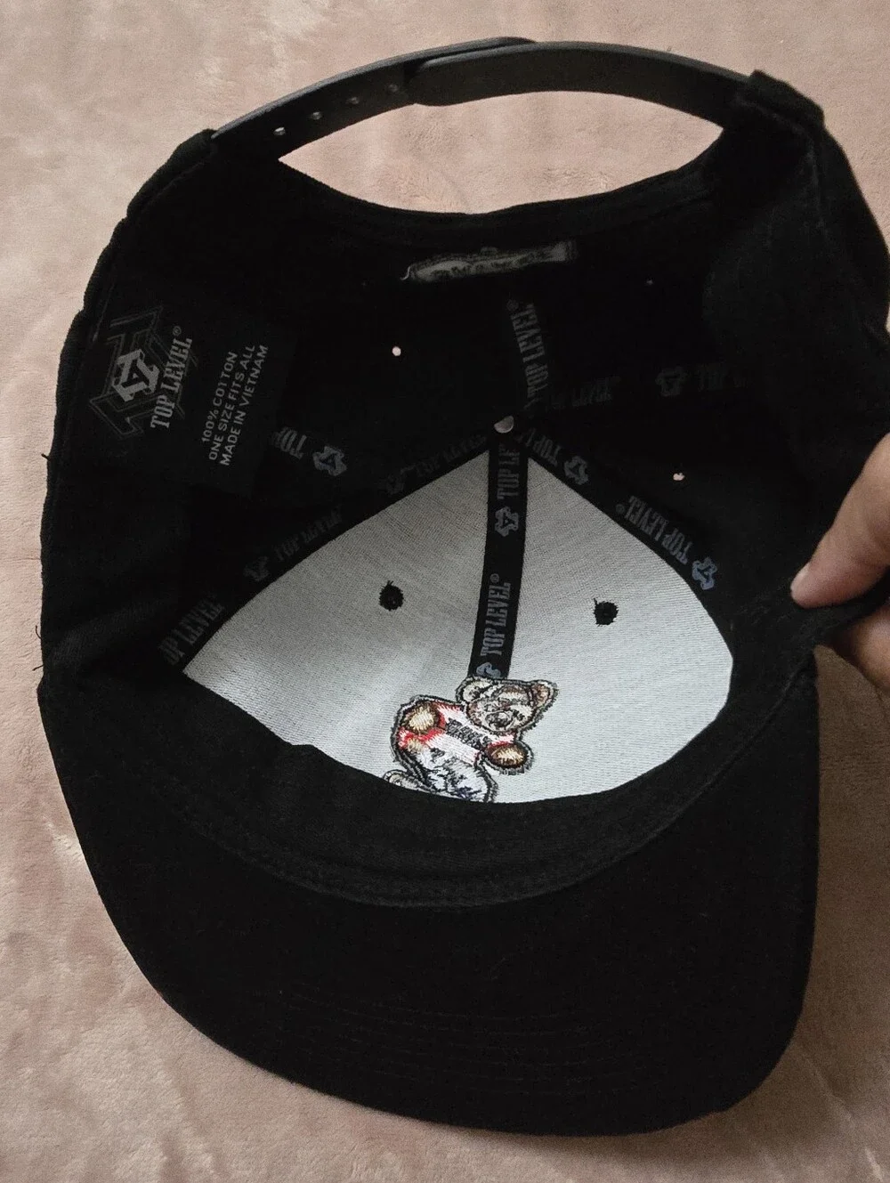 Top Level Snapback Baseball Hat Cap Savage Bear